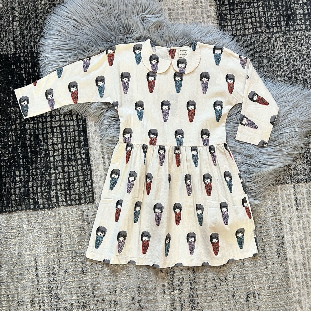 Wander & Wonder Cream Doll Miho Dress Size 11-12Y ($73 NWT)